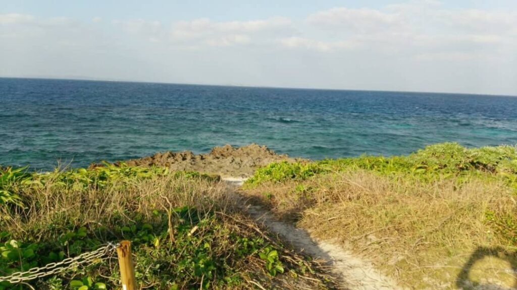 沖縄　久高島の海の写真